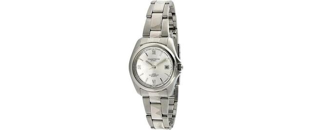 Timetech Womens Stainless Steel Silver Dial Bracelet Watch Product Image