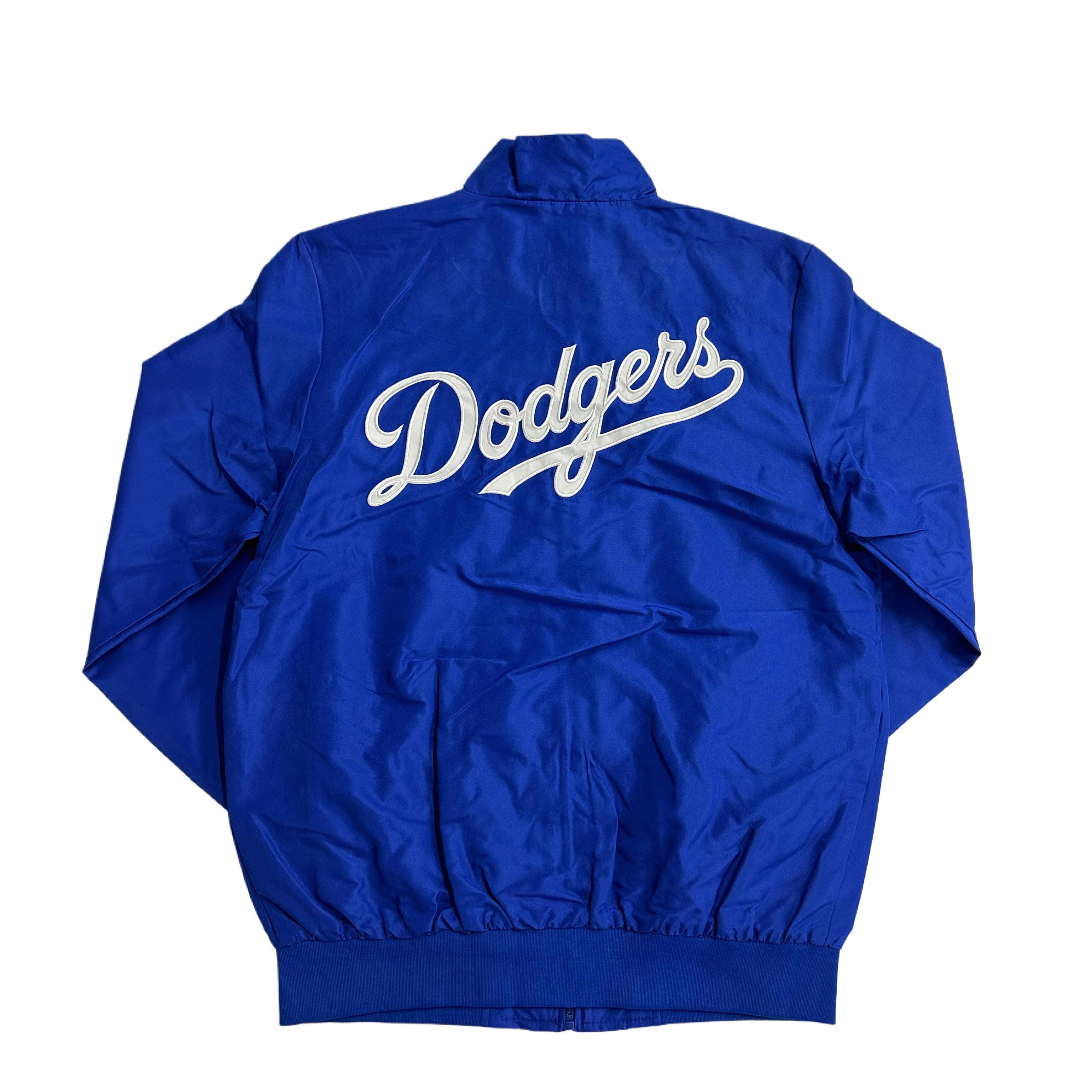 Los Angeles Dodgers Zip Windbreaker with Left Chest Team Logo Male Product Image