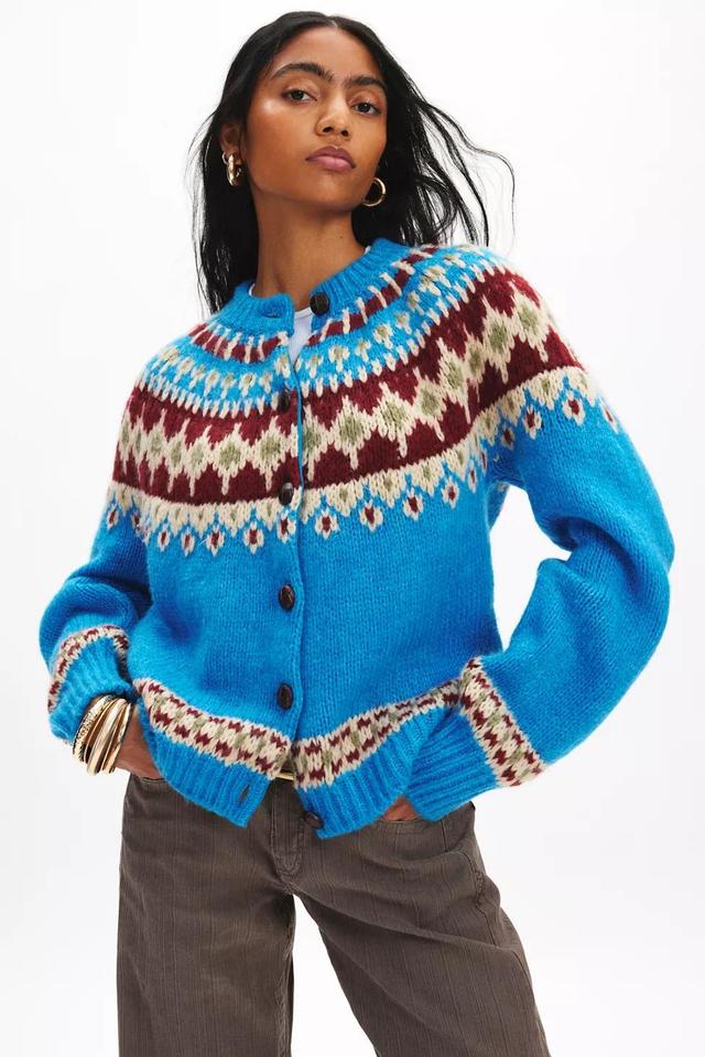 BDG Beverly Fairisle Knit Cardigan Product Image