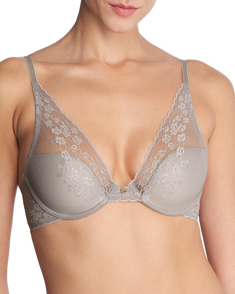 Natori Cherry Blossom Convertible Contour Underwire (Night Blue) Women's Bra Product Image