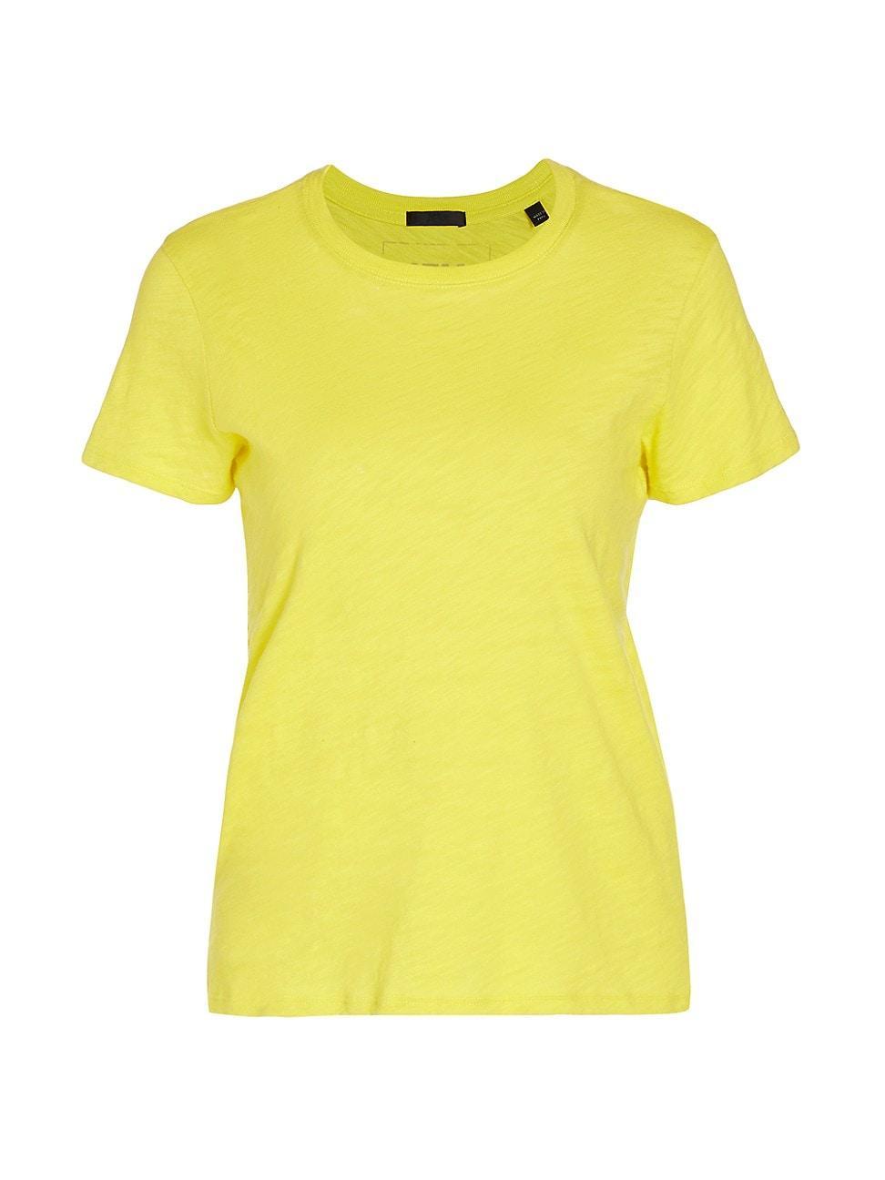 Womens Schoolboy Slub Jersey T-Shirt Product Image