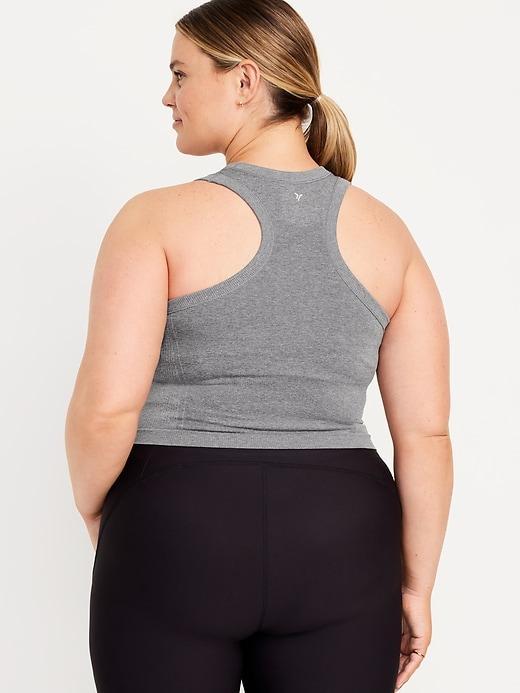 Fitted Seamless Crop Tank Top Product Image