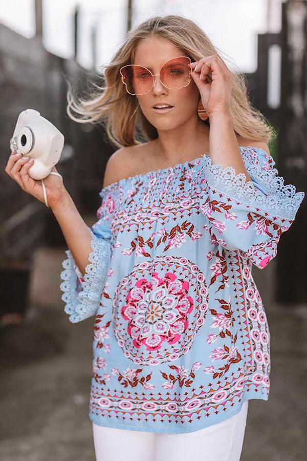 Chic Shores Off Shoulder Shift Top Product Image