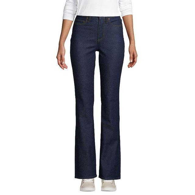 Womens Lands End High-Rise Bootcut Jeans Product Image