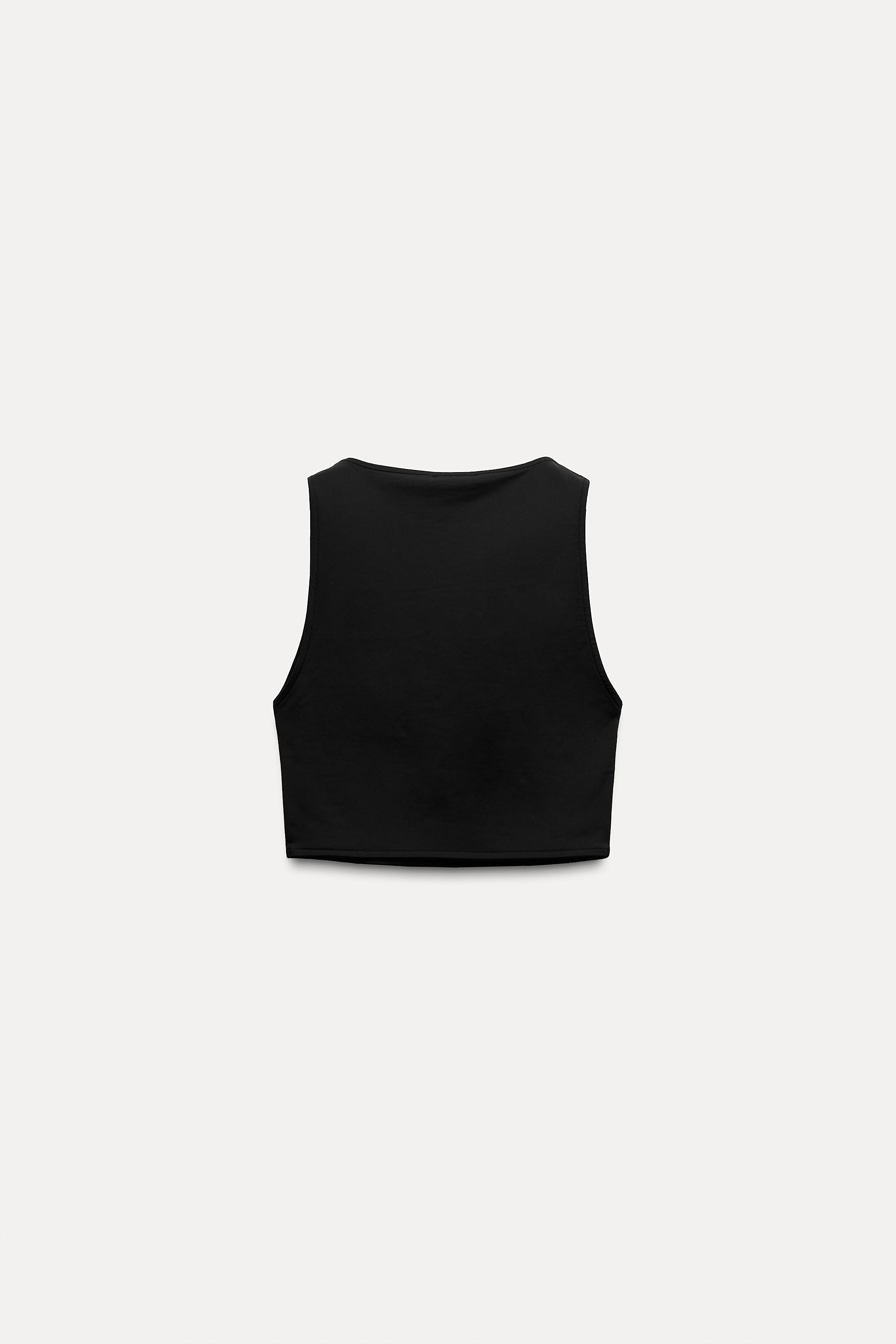 SLEEVELESS CROP TOP Product Image