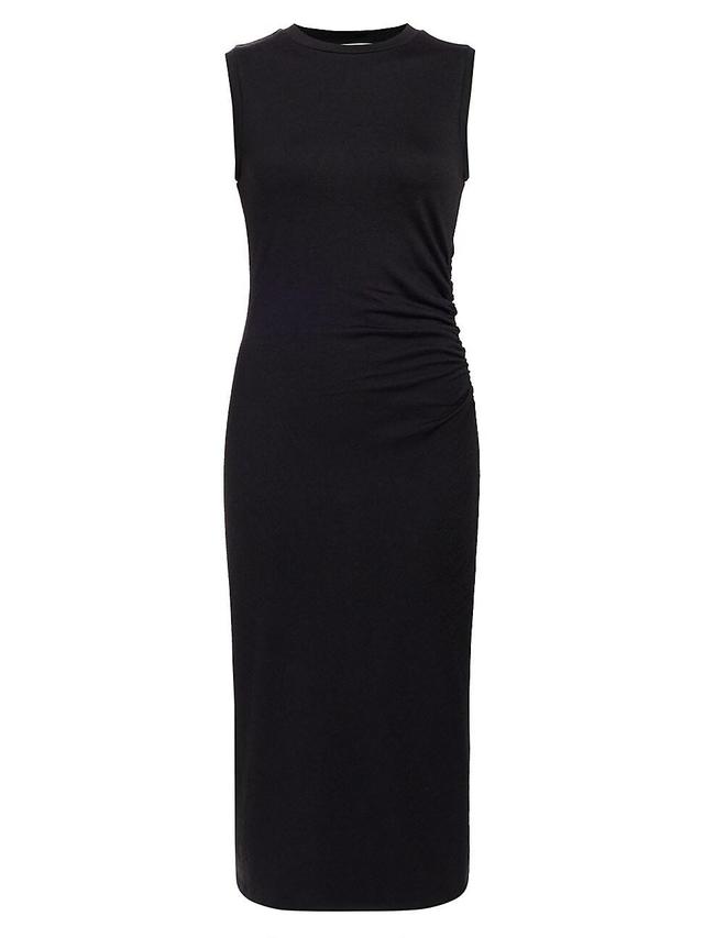 Womens Stretch Jersey Sleeveless Midi-Dress Product Image