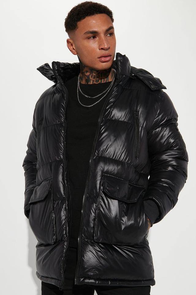 Cold Ready Nylon Puffer Jacket - Black Product Image