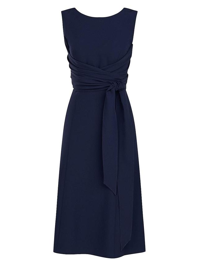 Womens Josette Wrap Sash Midi-Dress Product Image