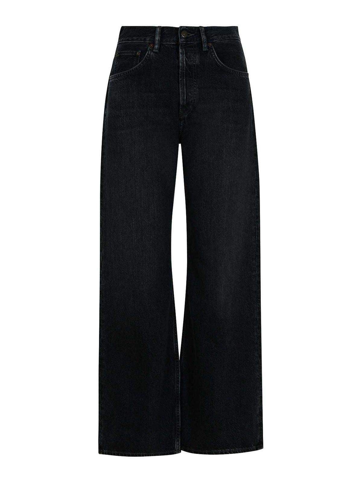 ACNE STUDIOS 2021f Black Cotton Jeans Product Image