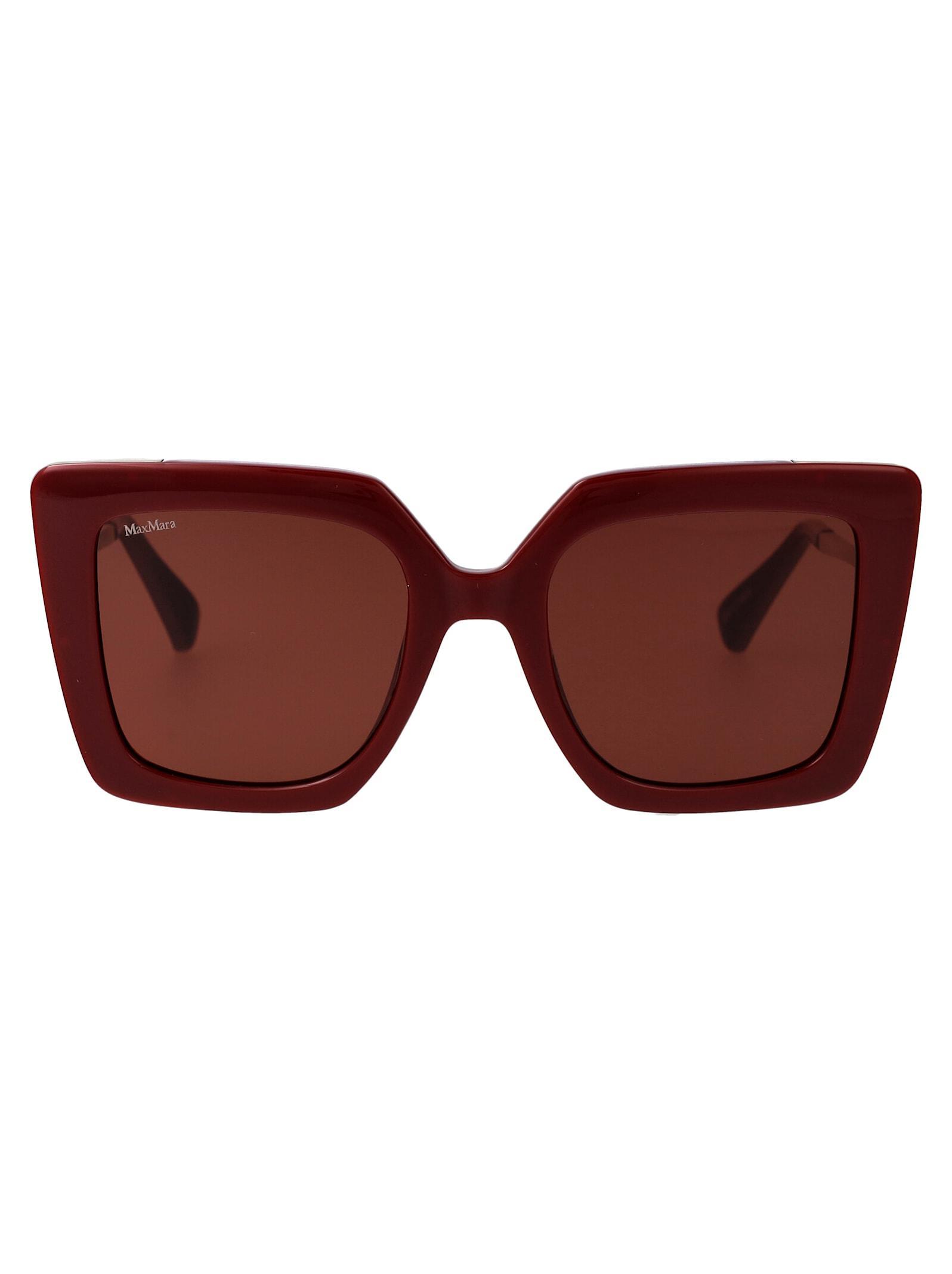 MAX MARA Mm0051/s Sunglasses In Bordeaux Product Image