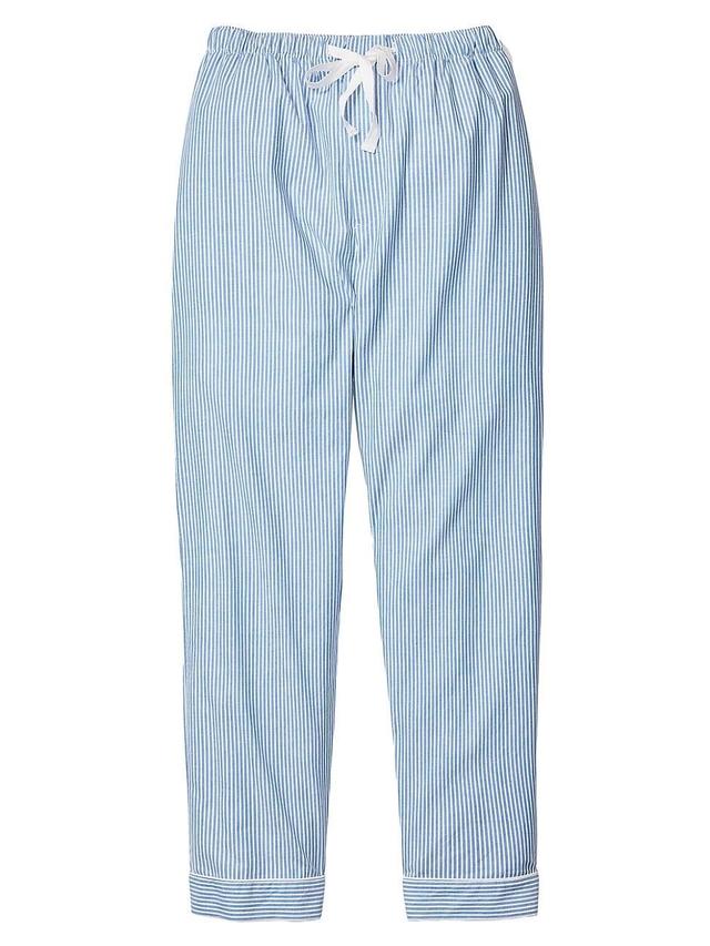 Mens Cotton Stripe Pajama Pants Product Image