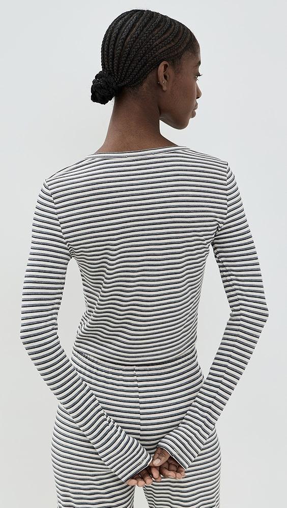 Z Supply Constance Stripe Long Sleeve Top | Shopbop Product Image