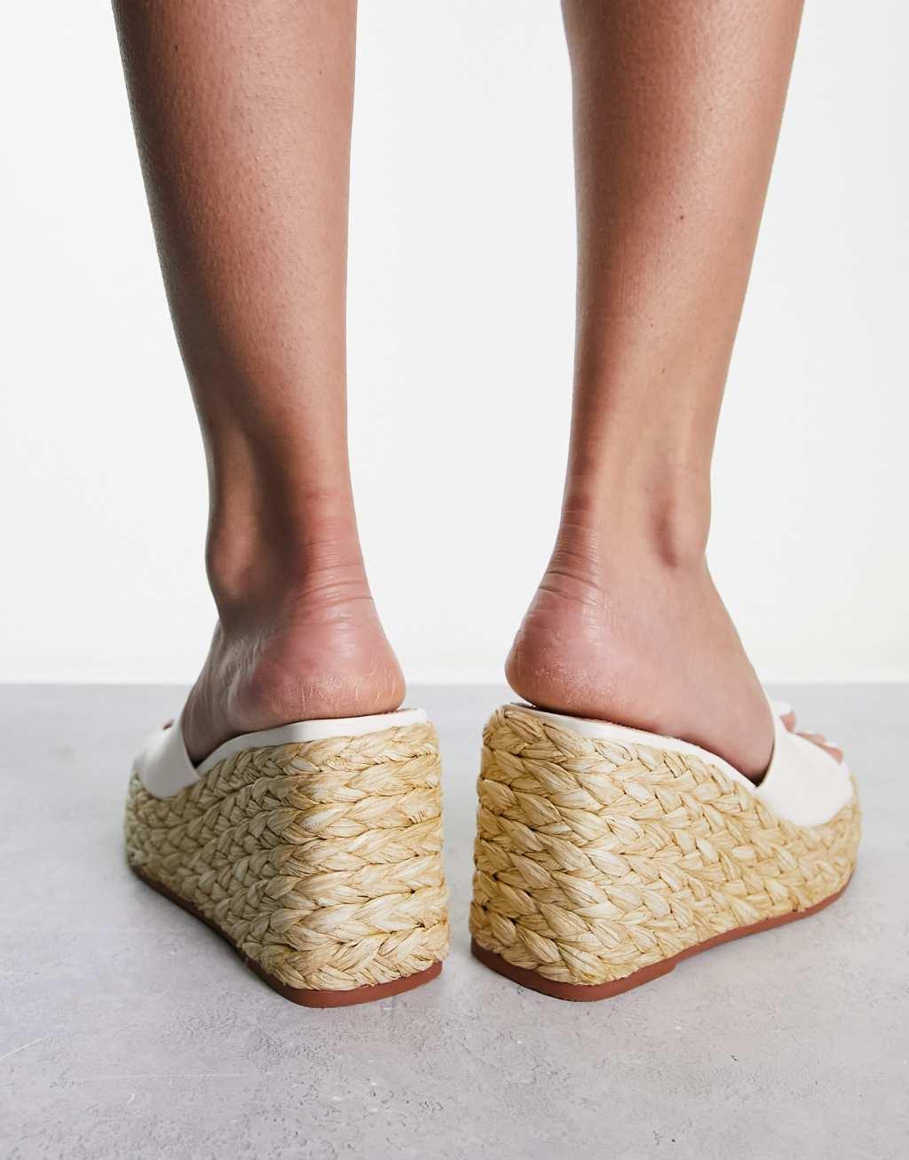 ASOS DESIGN Teo wedge mules Product Image