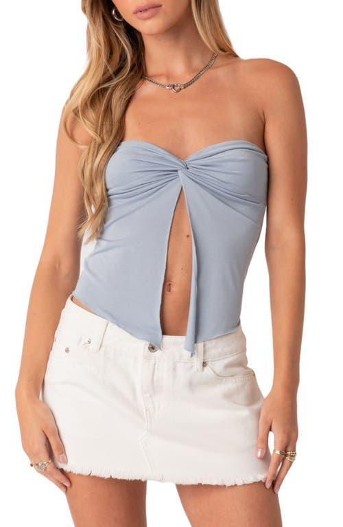 Edikted Womens Twisted Split Front Tube Top Product Image