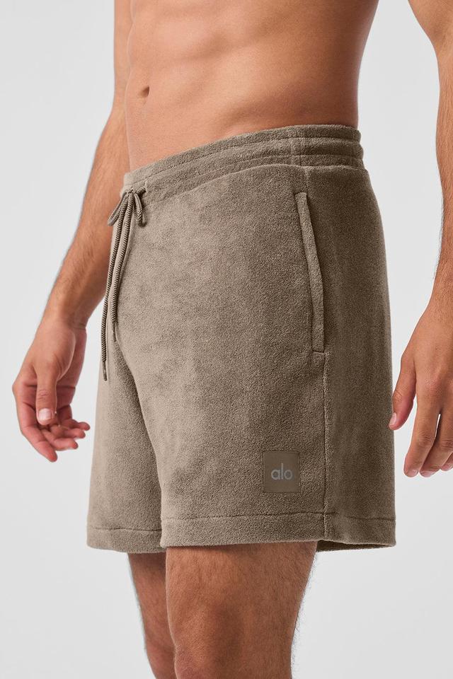 7" Coastal Terry Short - Gravel Male Product Image