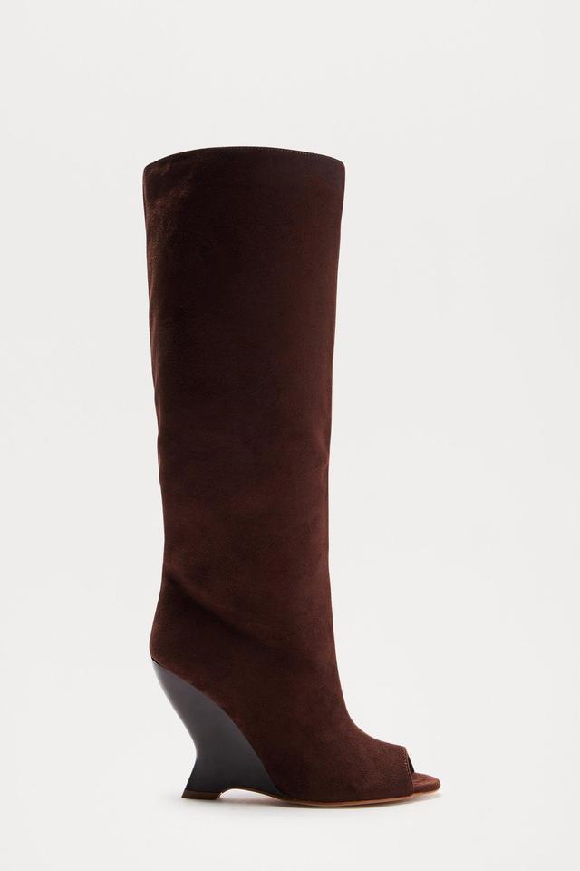 Dublin Knee High Boots - Chocolate Product Image