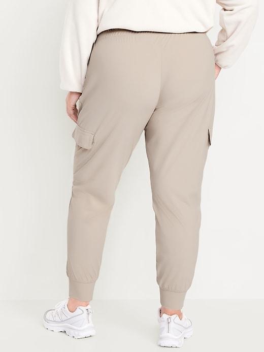 High-Waisted SleekTech Cargo Joggers Product Image