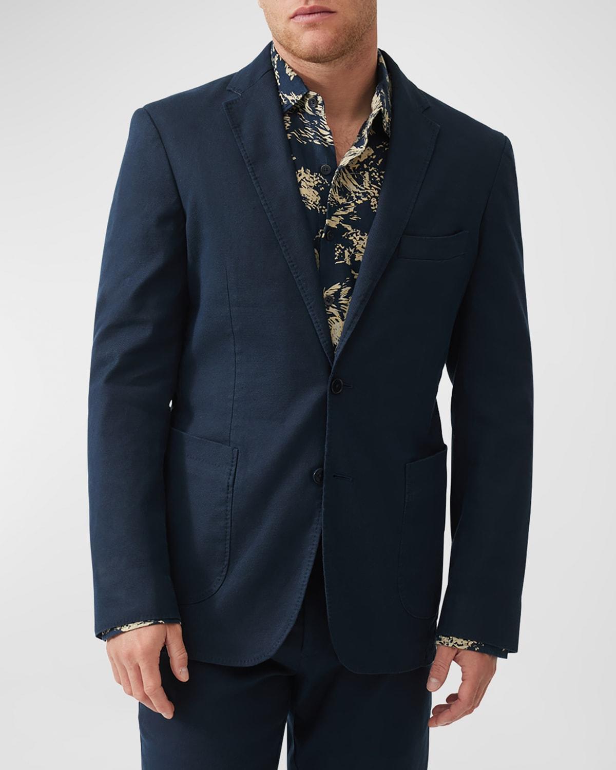 Mens Golden Court Linen-Blend Sport Jacket Product Image