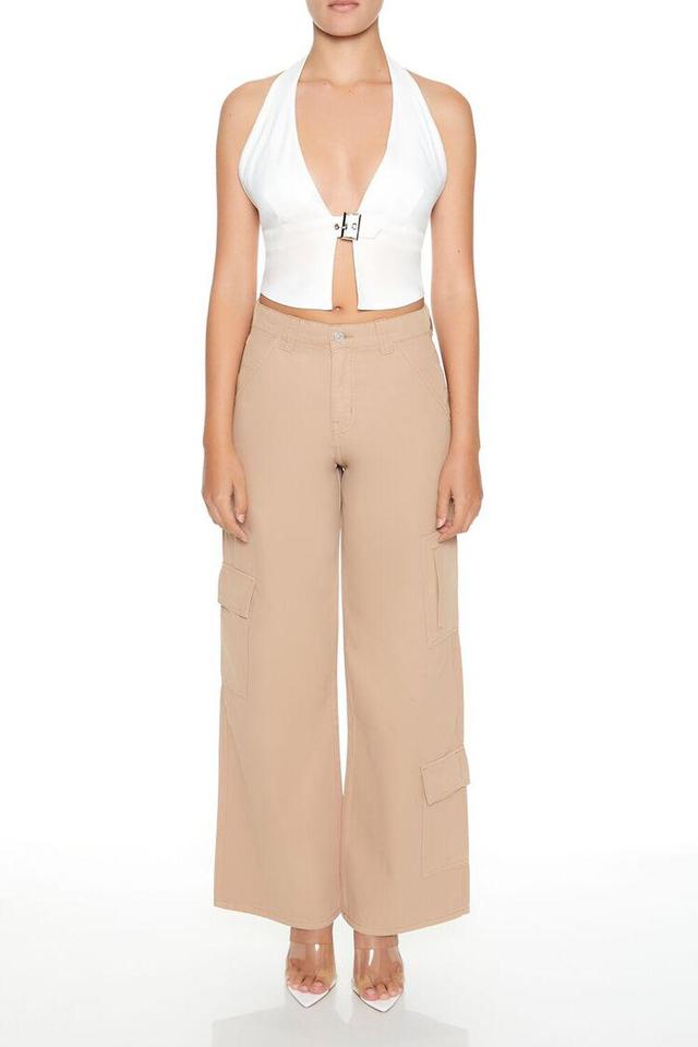 Twill Cargo Carpenter Pants | Forever 21 Product Image