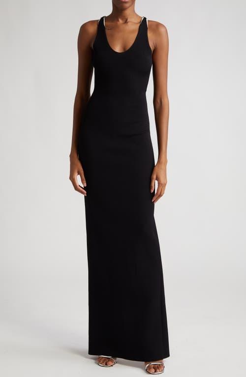 Brandon Maxwell - The Cara Reversible Knit Maxi Dress - Black/whiteModa Operandi Product Image