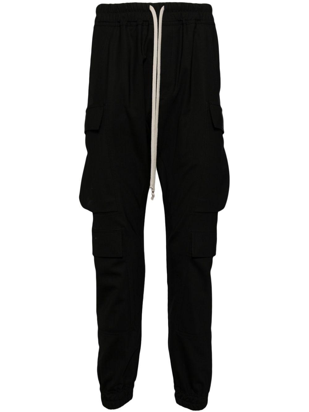 RICK OWENS Black Mastodon Cargo Pants product image