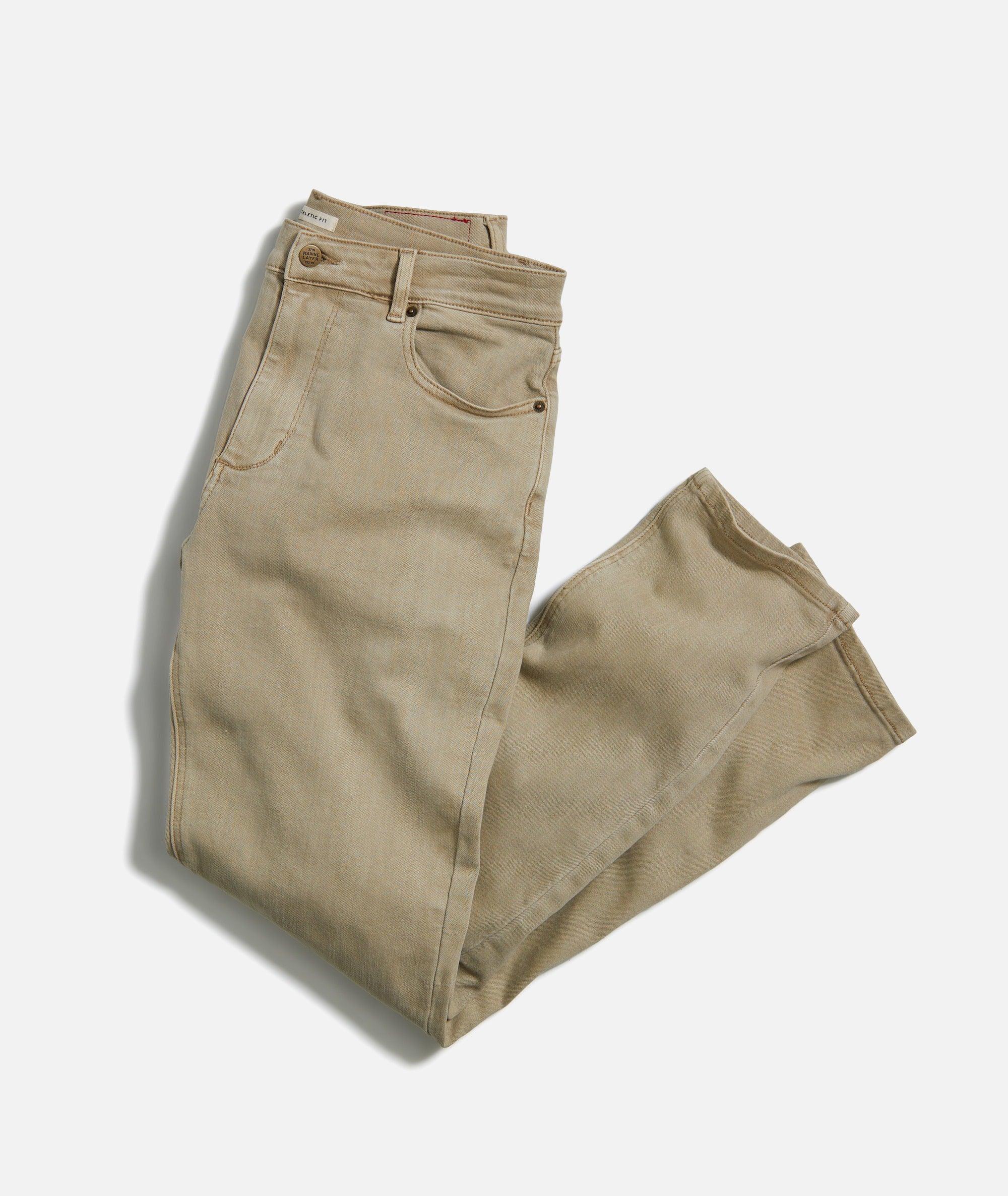 5 Pocket Athletic Fit Twill Pant Product Image