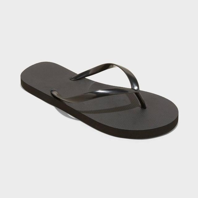 Womens Sydney Flip Flop Sandals - Shade & Shore Black 12 Product Image