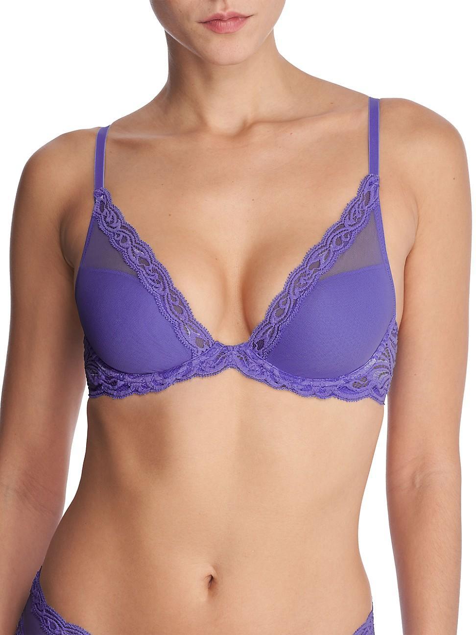 Womens Feathers Plunge T-Shirt Bra Product Image