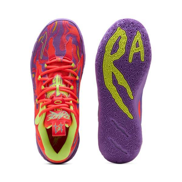 PUMA x LAMELO BALL MB.03 Lo Lava Big Kids' Basketball Shoes in Purple Glimmer/Red Blast Product Image