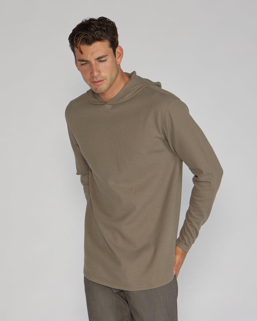 Thermal Hooded Drop-Cut Long Sleeve product image