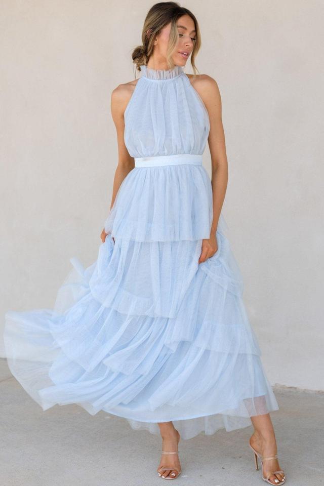 Aura Shock And Awe Blue Maxi Dress Product Image