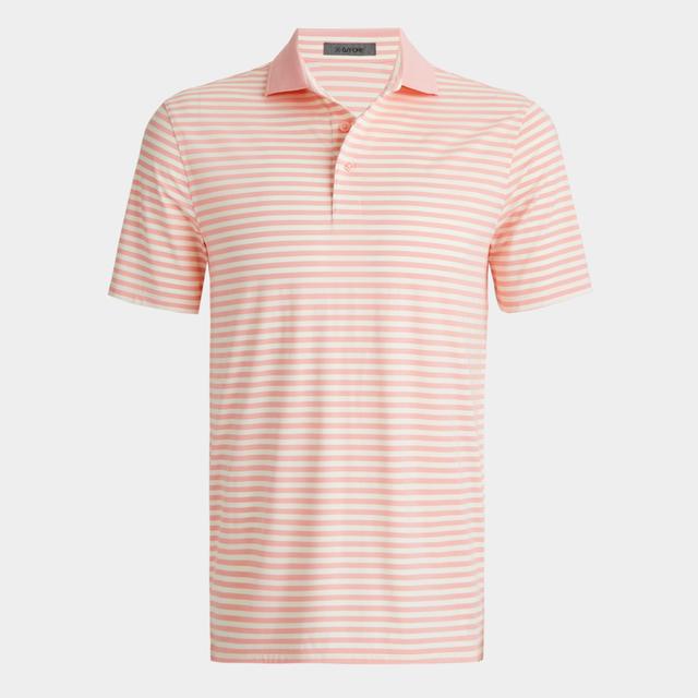 PERFORATED STRIPE TECH JERSEY POLO Product Image