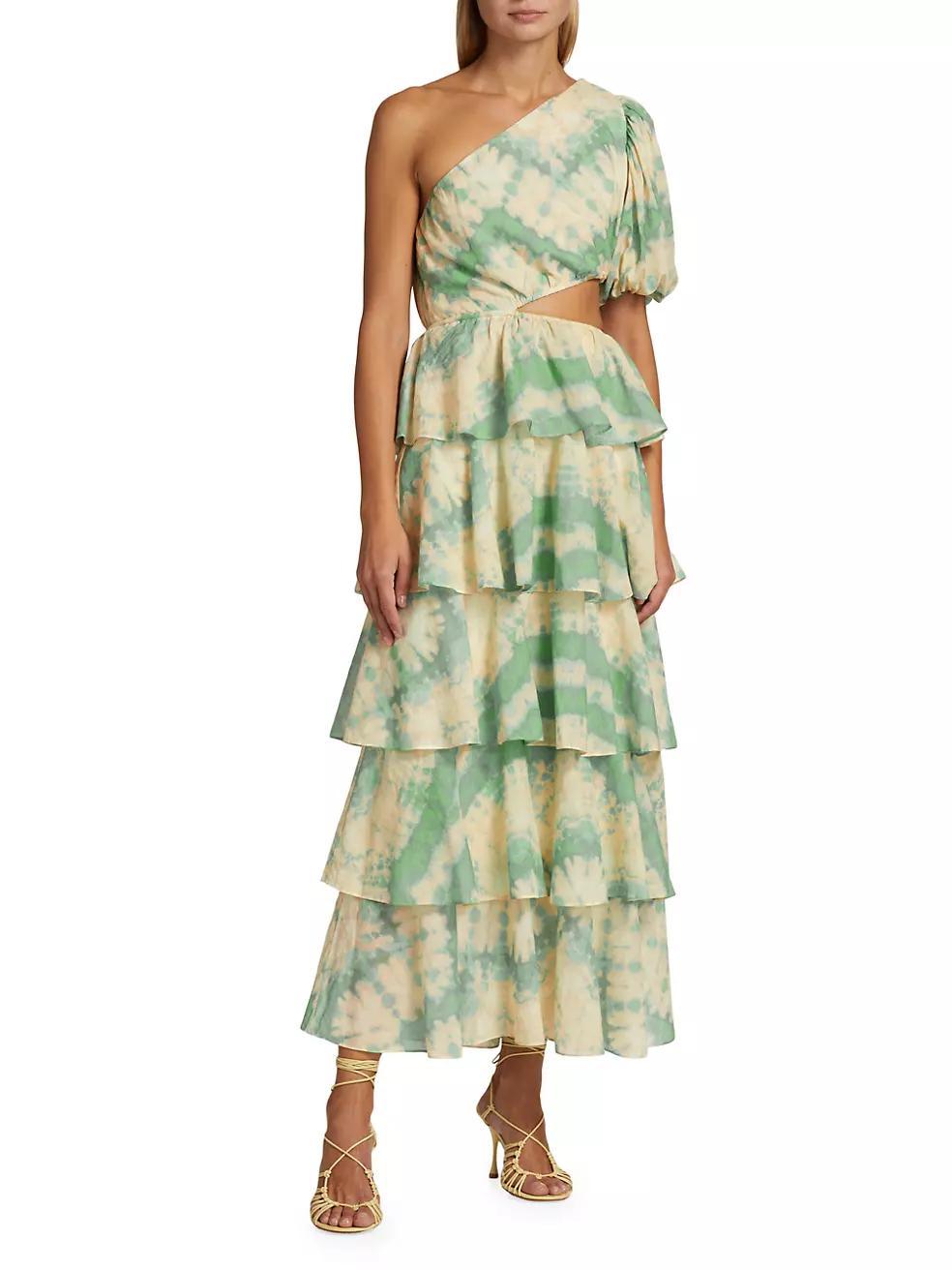 Mirage Tie-Dyed Cotton Voile Maxi Dress Product Image