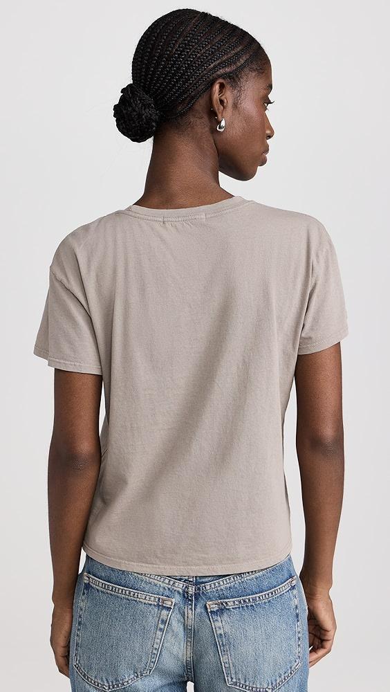 perfectwhitetee Cotton Short Sleeve Boxy Crew Tee | Shopbop Product Image