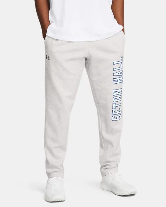 Mens UA Rival Fleece Collegiate Open Bottom Pants Product Image