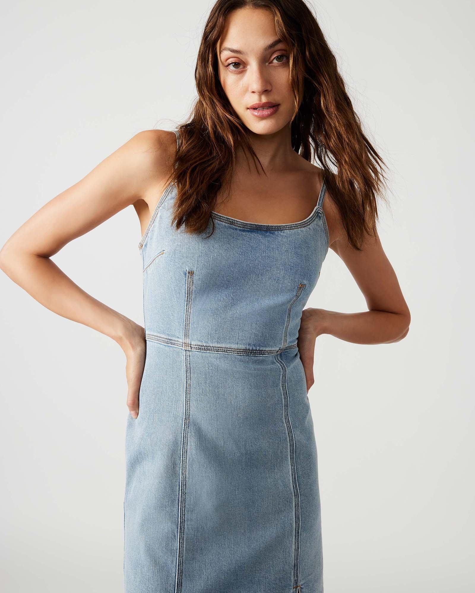 GISELLE DENIM DRESS Female Product Image