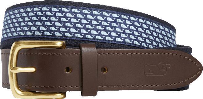 Vineyard Whale Canvas Club Belt Product Image