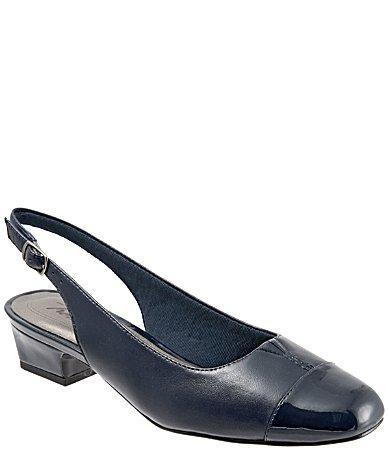 Trotters Dea Slingback Block Heel Pumps Product Image