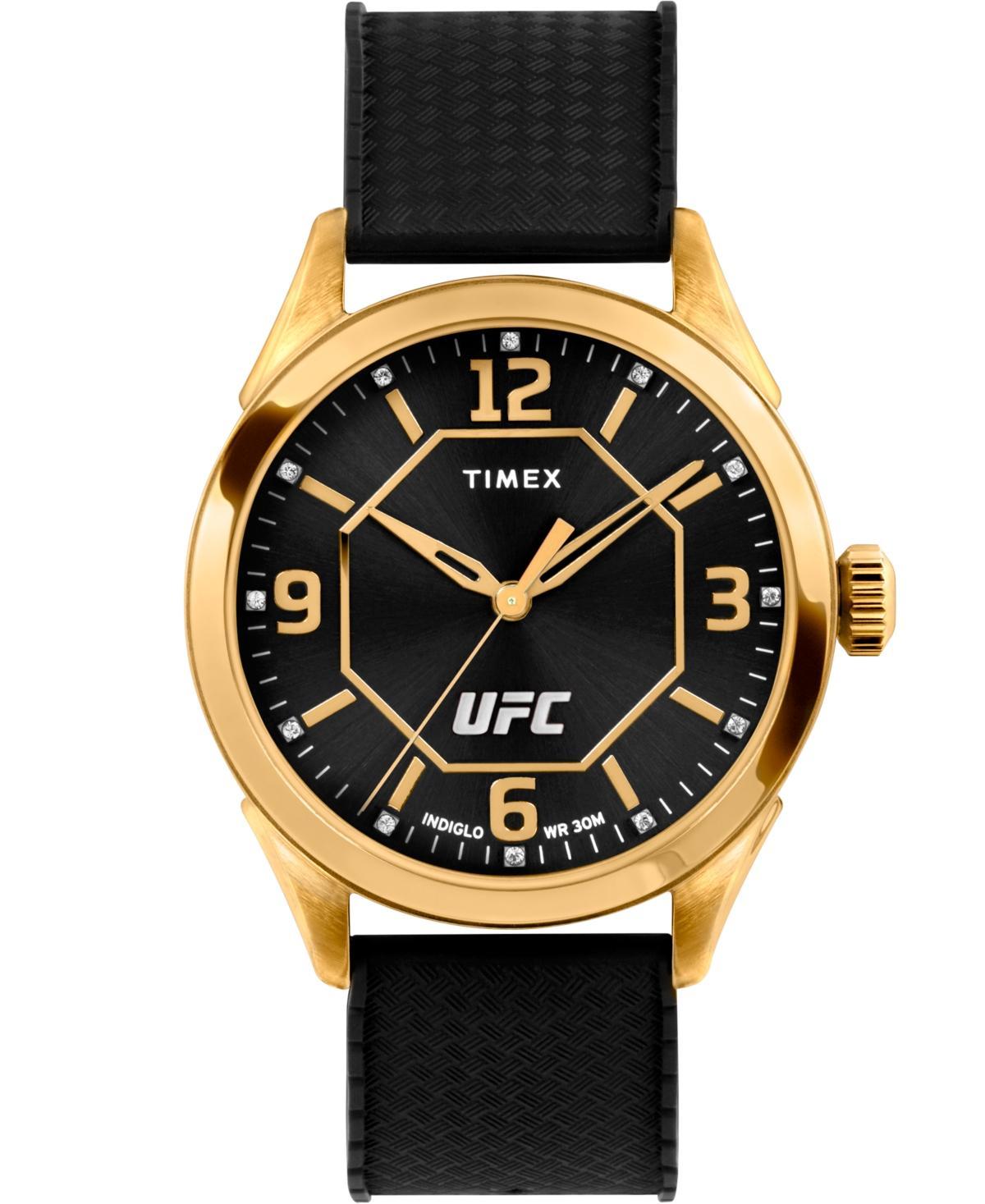 Timex Ufc Mens Quartz Athena Silicone Black Watch, 42mm Product Image