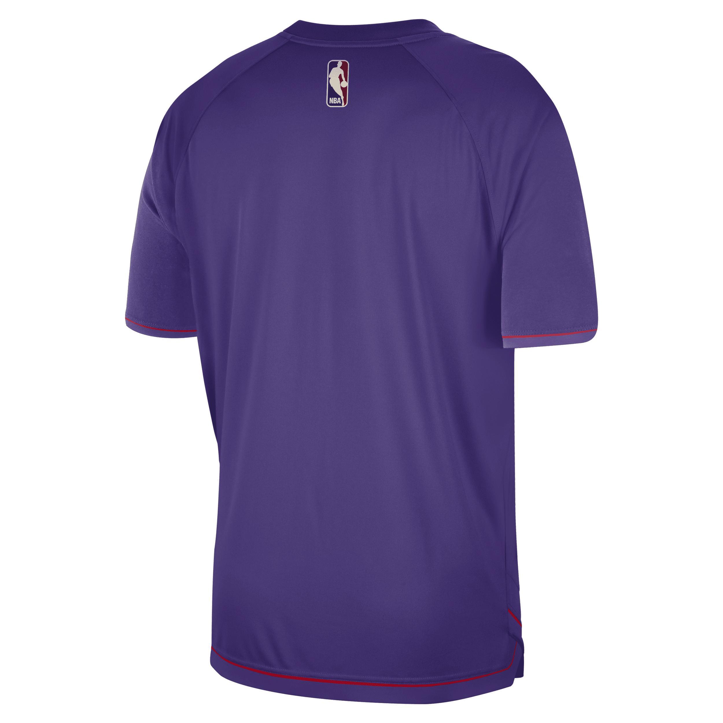 Toronto Raptors Hardwood Classics Nike Men's Dri-FIT NBA Short-Sleeve Pregame Top Product Image