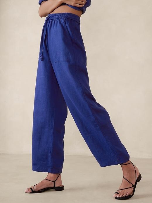 Linen Pull-On Pant Product Image