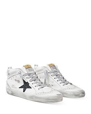 Golden Goose Deluxe Brand Womens Mid Star Mid Top Sneakers Product Image