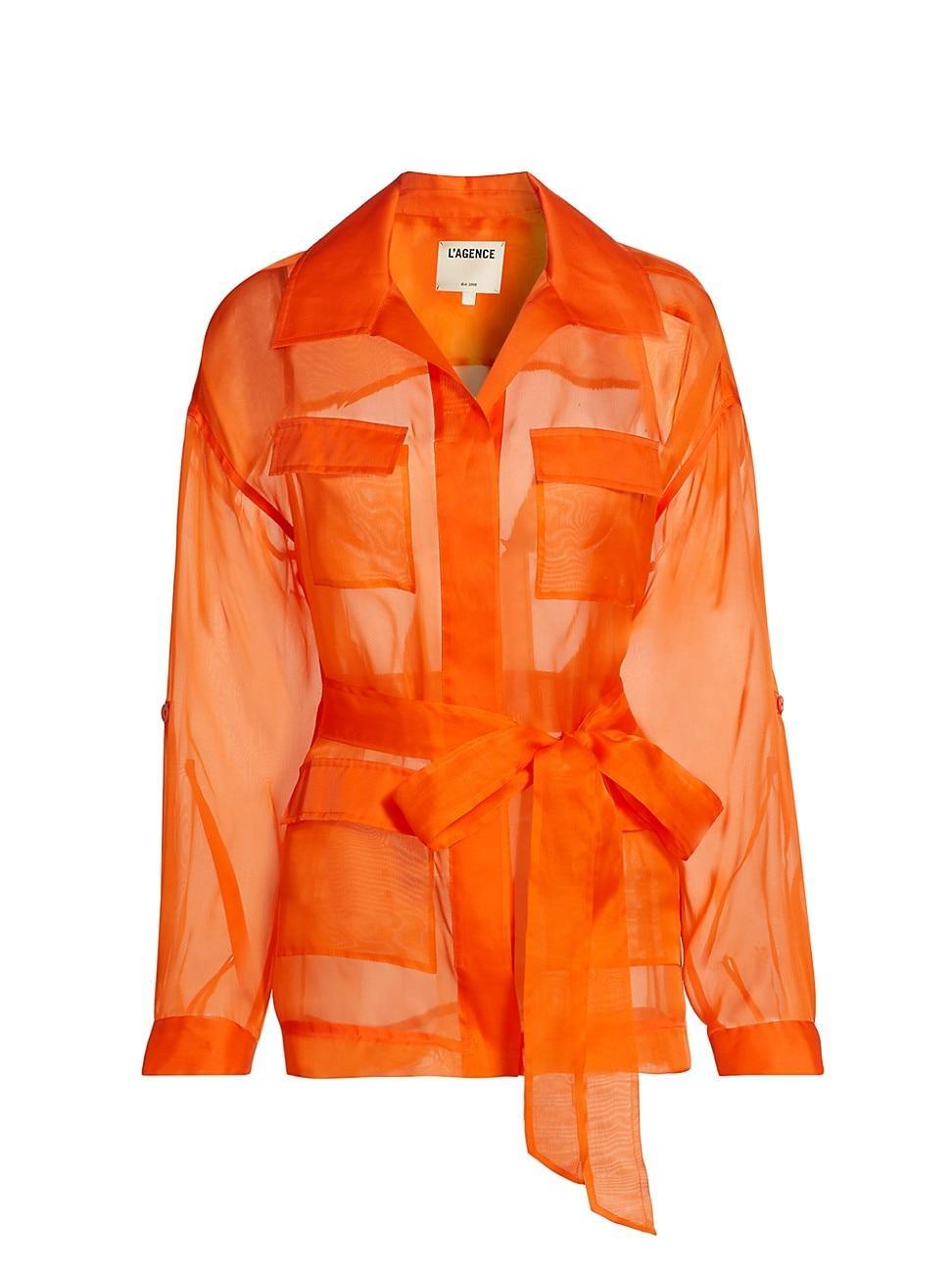 Womens Colson Silk Safari Jacket Product Image