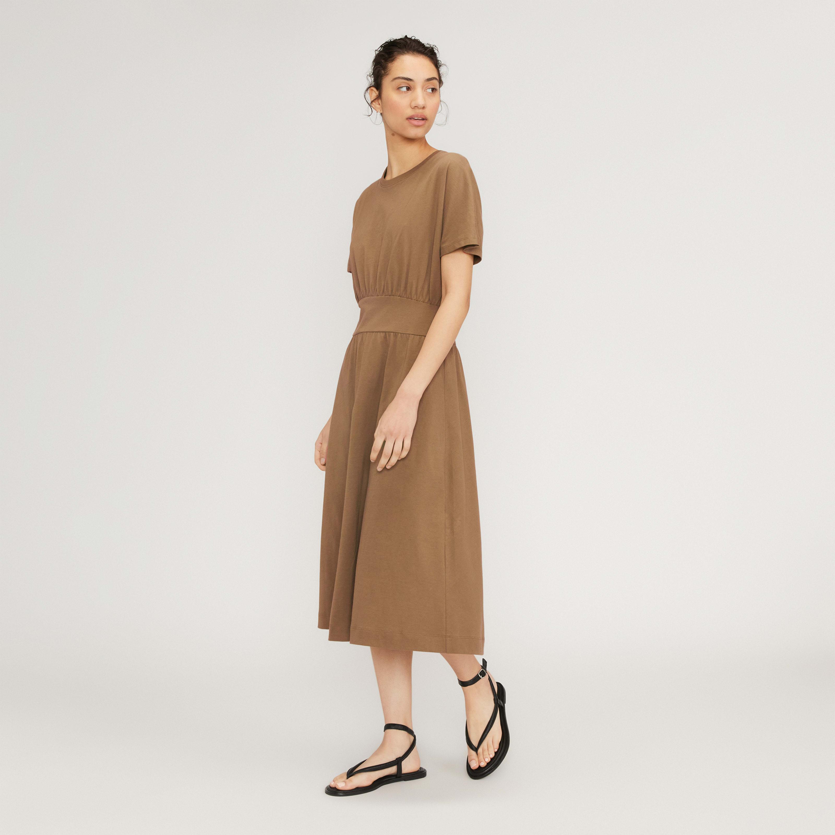 Womens Organic Cotton Waisted Dress by Everlane product image