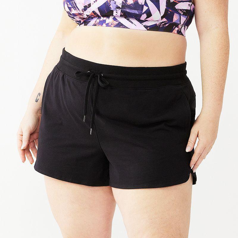 Plus Size Tek Gear Essential Drawstring Shorts, Womens Product Image