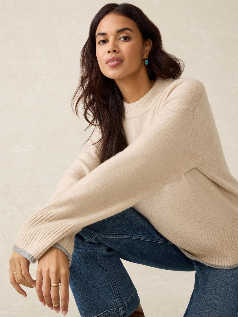 Snowdrift Sweater - Oatmeal Product Image