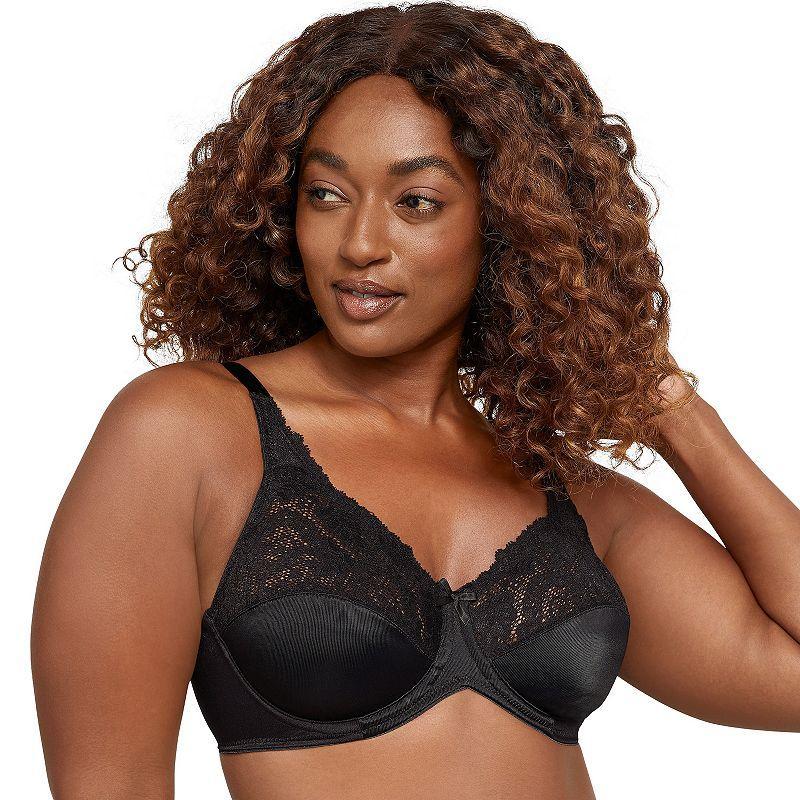 Bali Lilyette Comfort Lace Full Coverage Underwire Minimizer Bra 0428 Product Image