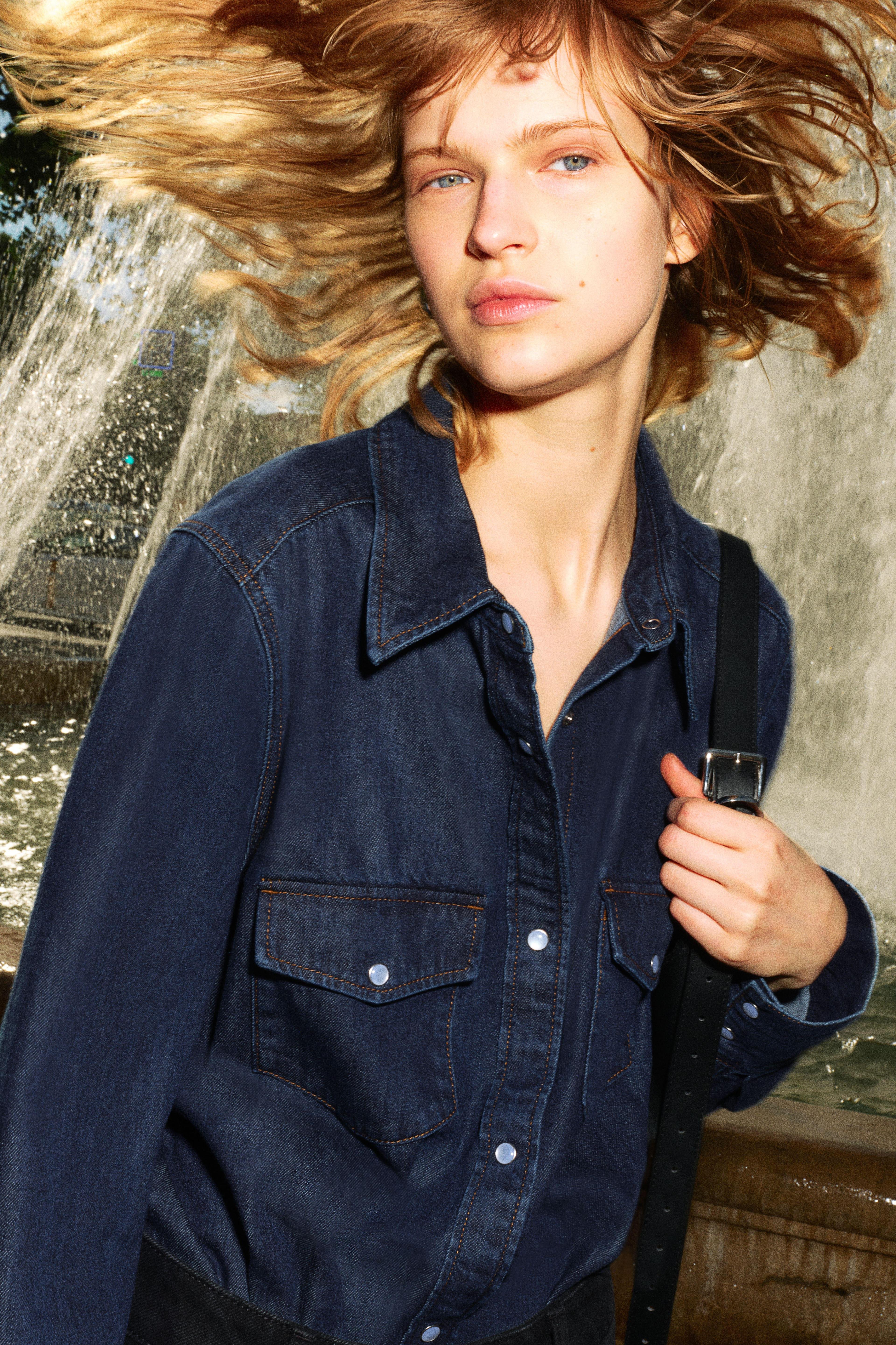 Denim Shirt Product Image