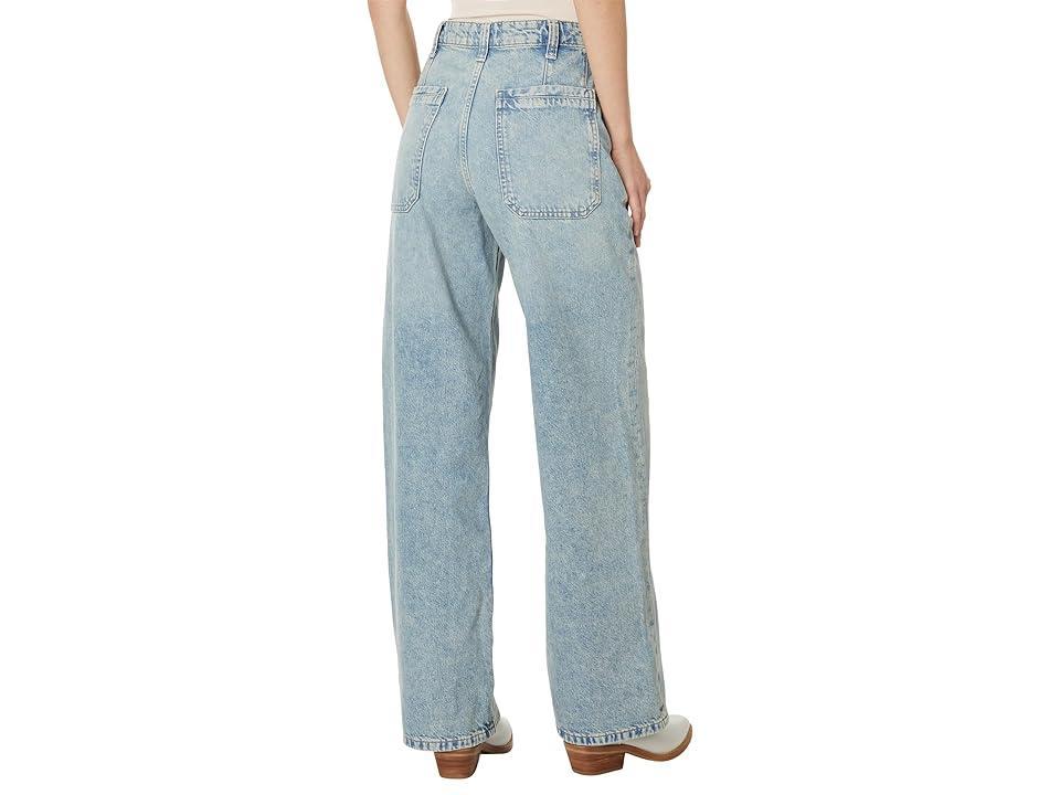 Free People Palmer Mid Rise Relaxed Button Waist Cuffed Jeans Product Image