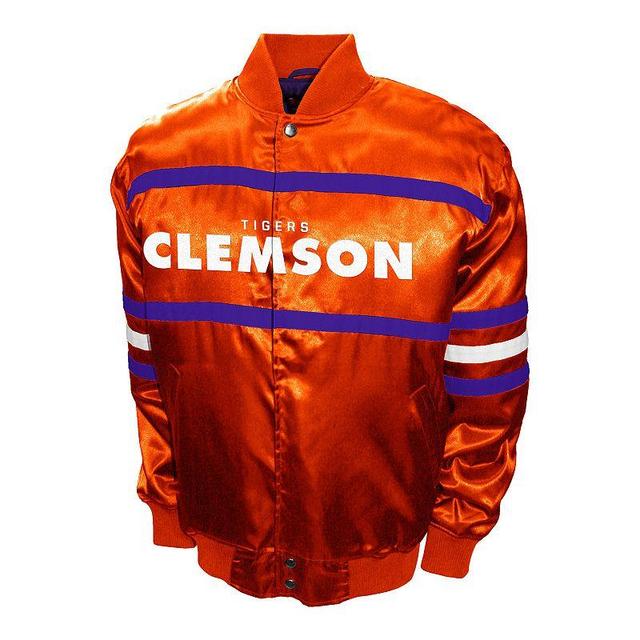 Mens Clemson Tigers 2nd Era Satin Jacket Product Image